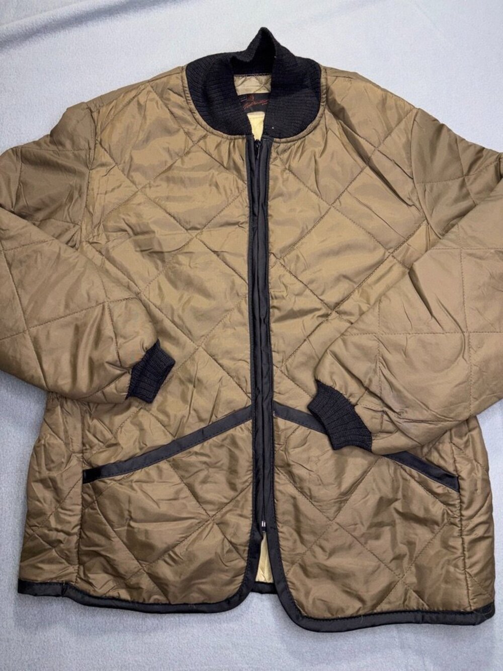 VINTAGE Sears Sports Center Ted Williams Brand Sport Quilted Full-Zip Jacket L